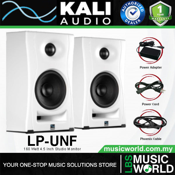 Kali Audio LP-UNF 160 Watt 4.5 Inch Ultra Nearfield Studio Monitor Speaker – Pair (LPUNF LP UNF)