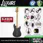 LUXARS S-KB20 4 String Mini Bass Guitar Poplar Body with Roasted Maple Fingerboard (S KB20)