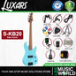 LUXARS S-KB20 4 String Mini Bass Guitar Poplar Body with Roasted Maple Fingerboard (S KB20)