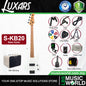 LUXARS S-KB20 4 String Mini Bass Guitar Poplar Body with Roasted Maple Fingerboard - Package