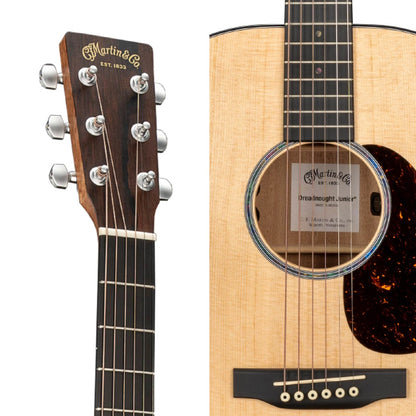 Martin DJRE Solid Spruce Top Acoustic Electric Guitar with Softshell Case
