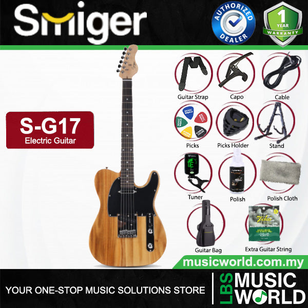 Smiger S-G17 Sycamore Body Electric Guitar SS Pickup With Maple Neck