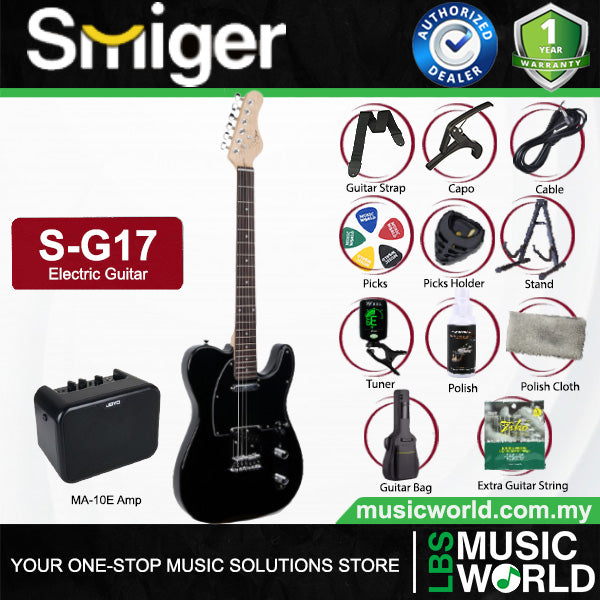 Smiger S-G17 Sycamore Body Electric Guitar SS Pickup With Maple Neck - Package