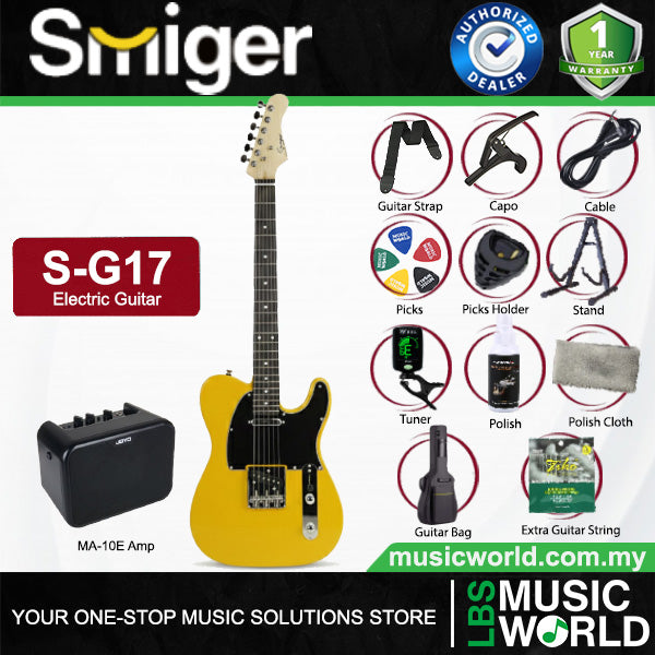 Smiger S-G17 Sycamore Body Electric Guitar SS Pickup With Maple Neck - Package
