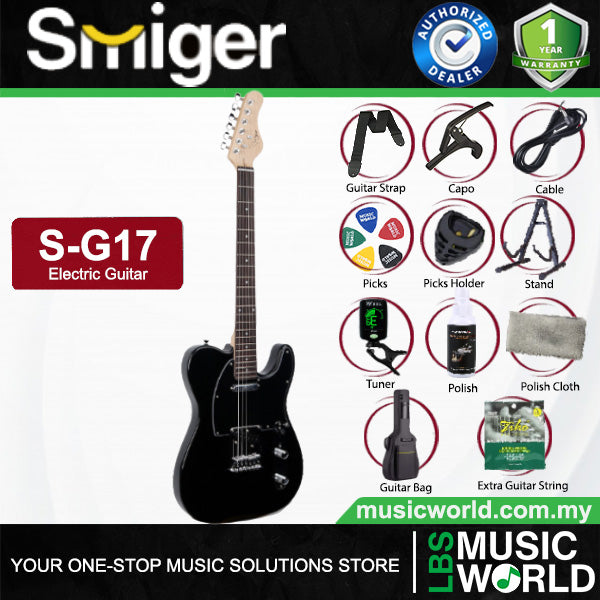 Smiger S-G17 Sycamore Body Electric Guitar SS Pickup With Maple Neck
