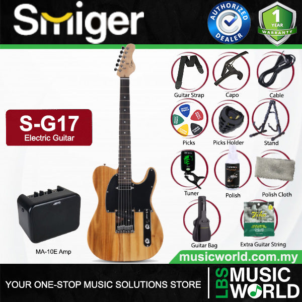Smiger S-G17 Sycamore Body Electric Guitar SS Pickup With Maple Neck - Package