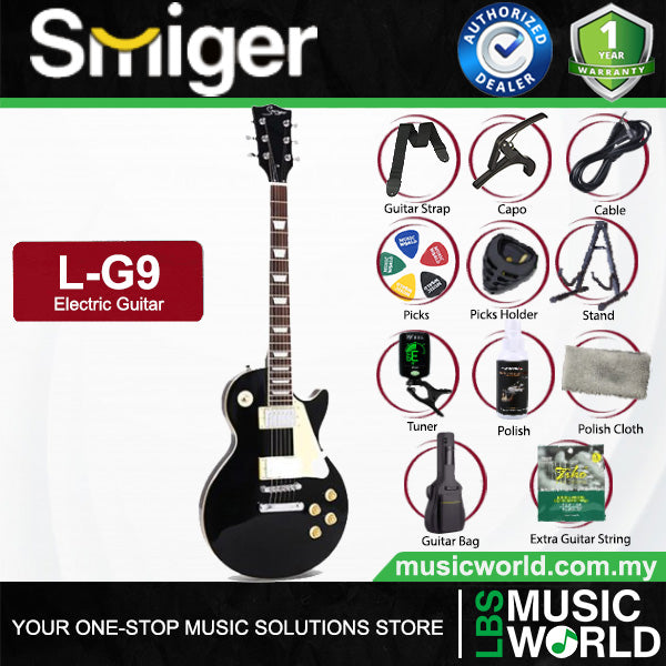 Smiger-L-G9 Poplar Body Electric Guitar HH Pickup With Maple Neck