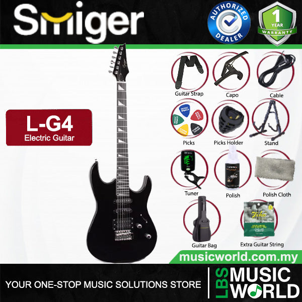 Smiger L-G4 Basswood Body Electric Guitar SSH Pickup With Rosewood Fretboard