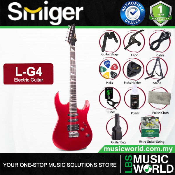 Smiger L-G4 Basswood Body Electric Guitar SSH Pickup With Rosewood Fretboard