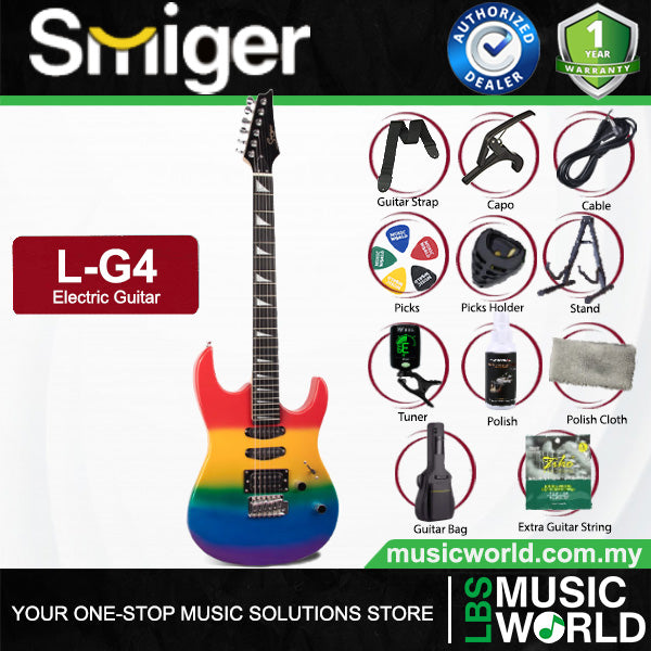 Smiger L-G4 Basswood Body Electric Guitar SSH Pickup With Rosewood Fretboard