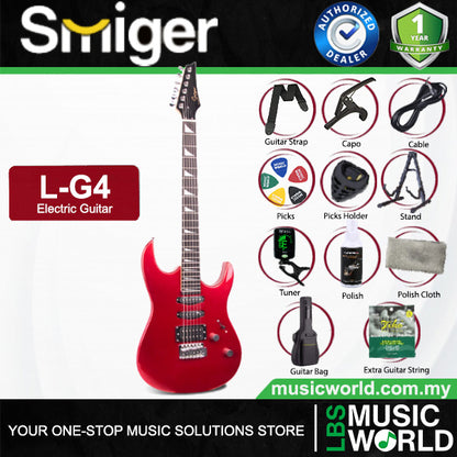 Smiger L-G4 Basswood Body Electric Guitar SSH Pickup With Rosewood Fretboard