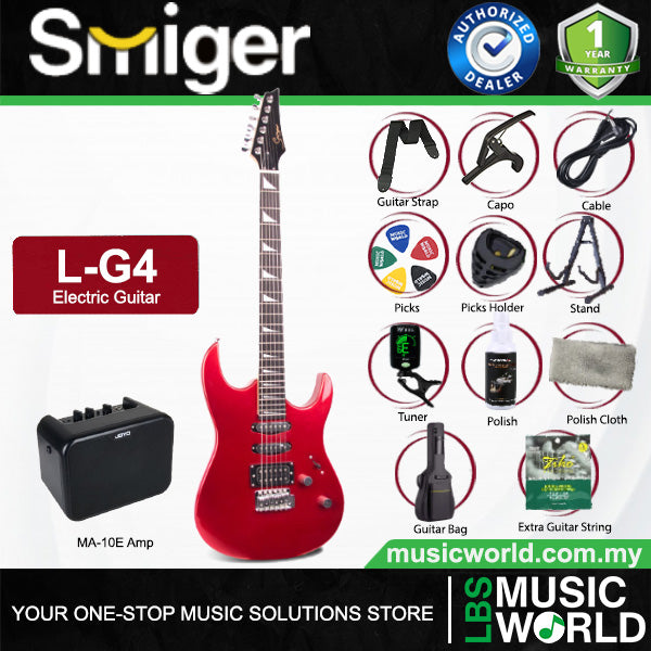 Smiger L-G4 Basswood Body Electric Guitar SSH Pickup With Rosewood Fretboard - Package