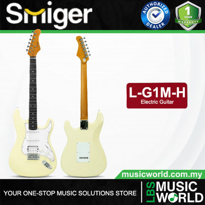Smiger L‑G1M‑H Sycamore Body Electric Guitar HSS Pickups With Tech Wood Fretboard