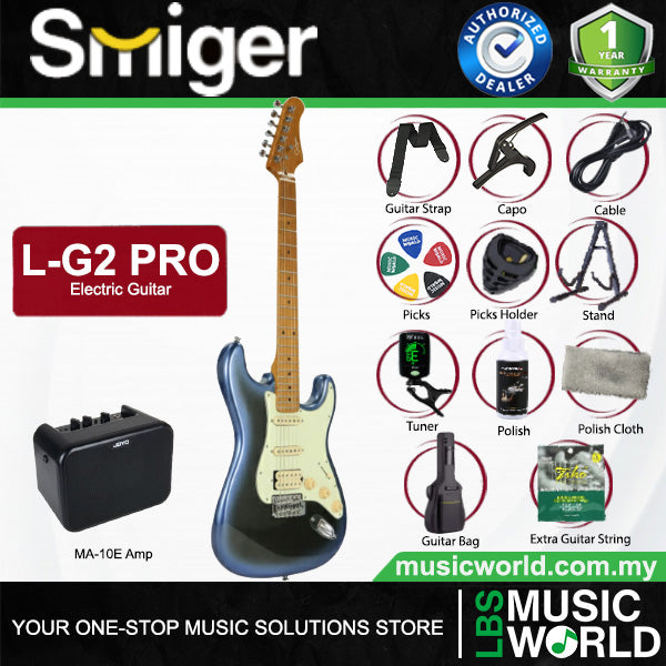 Smiger L-G2-Pro Poplar Body Electric Guitar SSH Pickup With Roasted Maple Neck - Package
