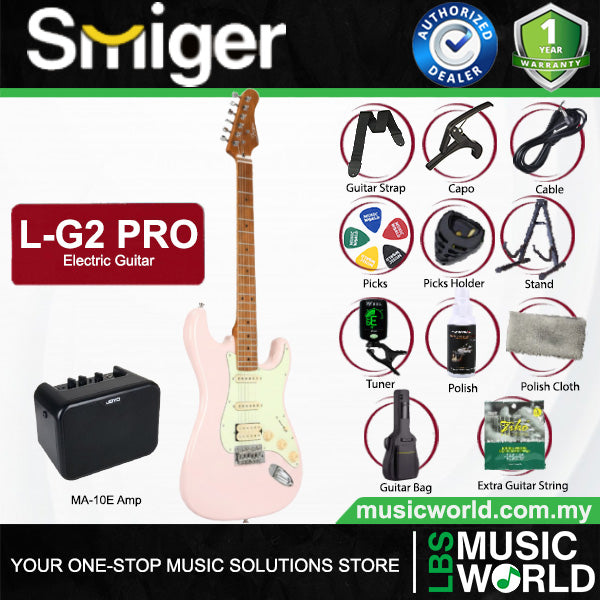 Smiger L-G2-Pro Poplar Body Electric Guitar SSH Pickup With Roasted Maple Neck - Package