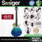 Smiger LE-C2 Okoume Body Flamed Maple Top Silent Classical Guitar With Alice String