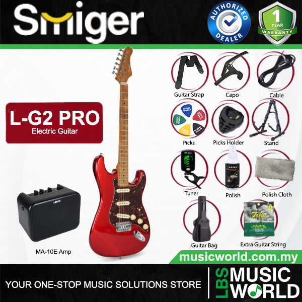 Smiger L-G2-Pro Poplar Body Electric Guitar SSH Pickup With Roasted Maple Neck - Package