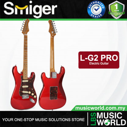 Smiger L-G2-Pro Poplar Body Electric Guitar SSH Pickup With Roasted Maple Neck