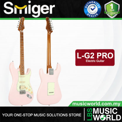 Smiger L-G2-Pro Poplar Body Electric Guitar SSH Pickup With Roasted Maple Neck