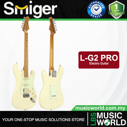 Smiger L-G2-Pro Poplar Body Electric Guitar SSH Pickup With Roasted Maple Neck