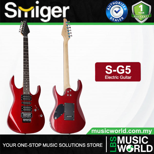 Smiger S-G5 Poplar Body Electric Guitar HSH Pickup With Techno Wood Fretboard