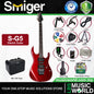 Smiger S-G5 Poplar Body Electric Guitar HSH Pickup With Techno Wood Fretboard  - Package