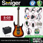 Smiger S-G5 Poplar Body Electric Guitar HSH Pickup With Techno Wood Fretboard  - Package