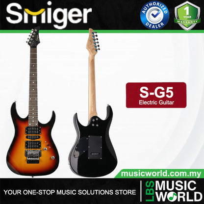 Smiger S-G5 Poplar Body Electric Guitar HSH Pickup With Techno Wood Fretboard