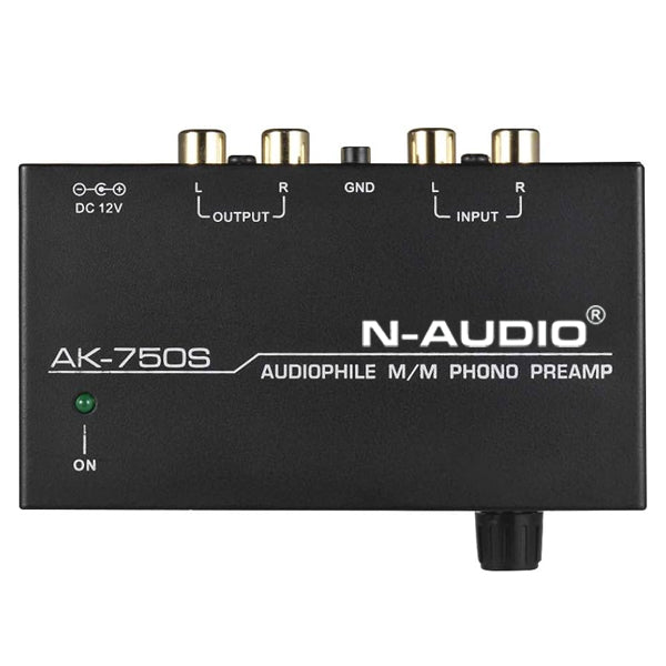 N-Audio AK-750S Audophile Phono Turntable Preamp Amplifier (AK750S)