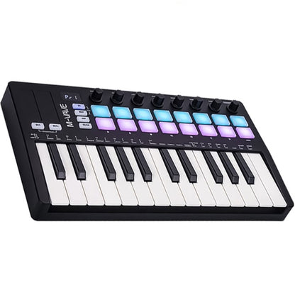 M-VAVE SMK-25 II 25 Keys Midi Keyboard Controller with Built In Battery and 16 RGB Pads (SMK25 SMK 25)
