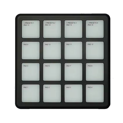 M-VAVE SMC-PAD Pocket Wireless MIDI Controller with 16 RGB Velocity-sensitive Pad (SMCPAD SMC PAD)