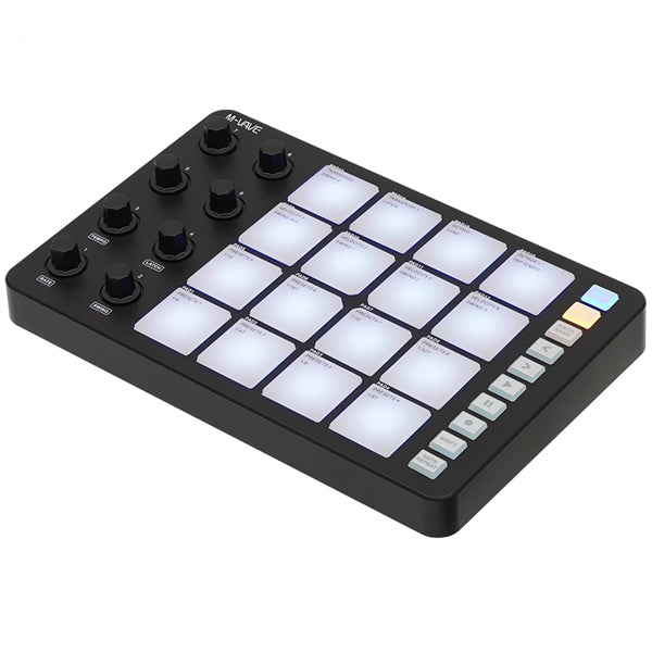 M-VAVE SMC-PAD Portable and Lightweight Wireless MIDI Controller Pad Beginner Friendly (SMCPAD SMC PAD)