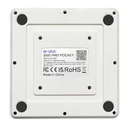 M-VAVE SMC-PAD Pocket Wireless MIDI Controller with 16 RGB Velocity-sensitive Pad (SMCPAD SMC PAD)