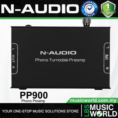 N-Audio PP900 Compact Phono Turntable Preamp Amplifier With RCA Connector