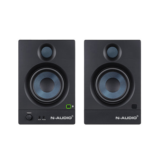 N-Audio B4 50W 4 Inch Professional Active Monitor Speaker Built in Bluetooth - Pair