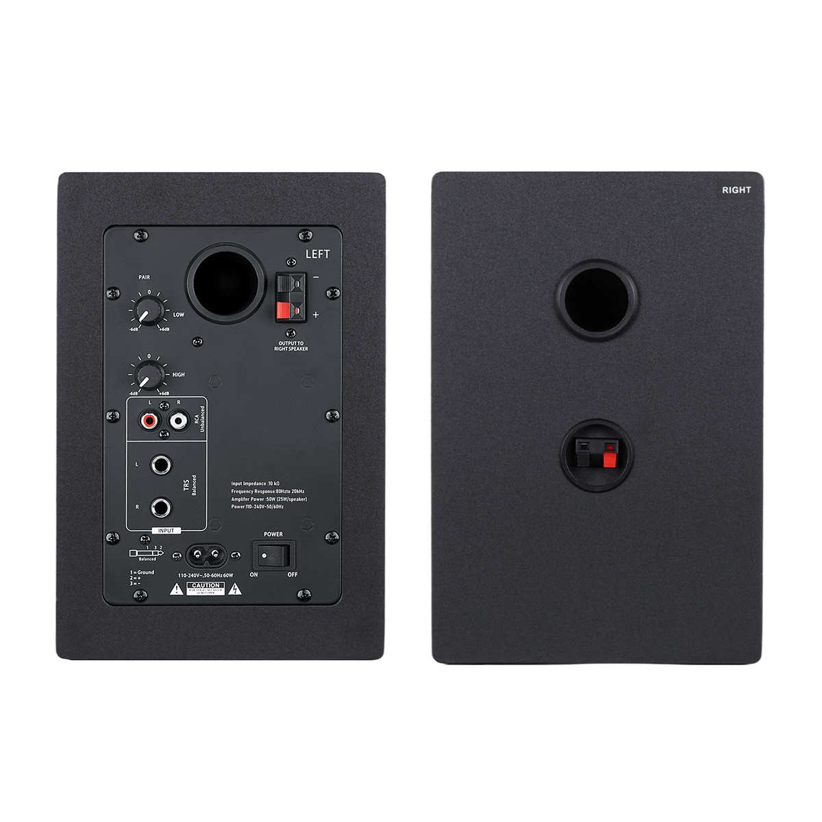 N-Audio B4 50W 4 Inch Professional Active Monitor Speaker Built in Bluetooth - Pair