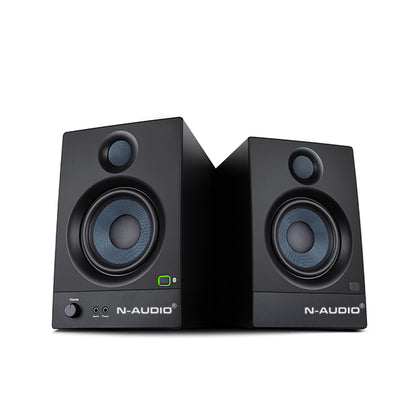 N-Audio B4 50W 4 Inch Professional Active Monitor Speaker Built in Bluetooth - Pair