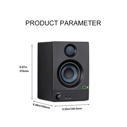 N-Audio B3 50W 3 Inch Professional Active Monitor Speaker Built in Bluetooth - Pair