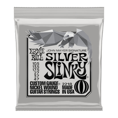 Ernie Ball 2218 John Mayer Signature Silver Slinky Nickel Wound Electric Guitar String (10.5 - 47)