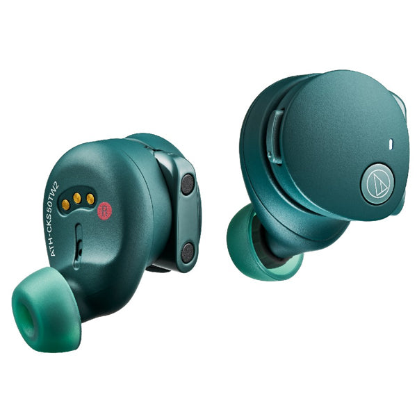 Audio Technica ATH-CKS50TW2 Truly Wireless Earbuds Earphones With Noise Cancelling (CKS50TW2 CKS 50TW2)