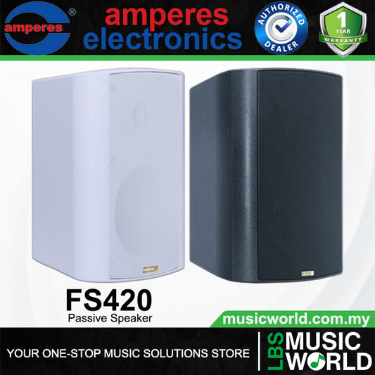 Amperes FS420 4 Inch 20W Portable 2 Way Full Range Passive PA Speaker
