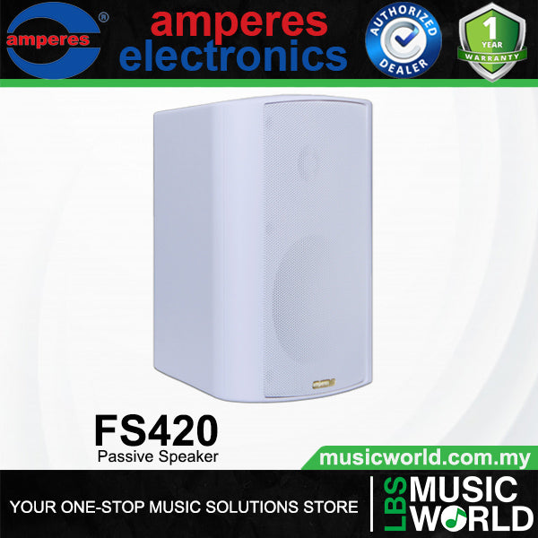 Amperes FS420 4 Inch 20W Portable 2 Way Full Range Passive PA Speaker