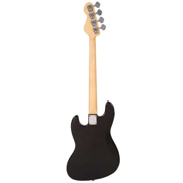 Vintage V49 5 String Coaster Series Paulownia Body Bass Guitar - Gloss Black