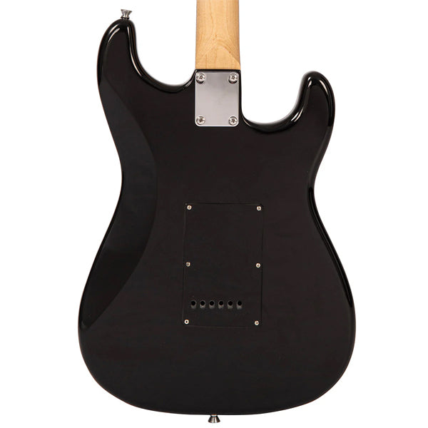 Vintage V60 Coaster Series Solid Paulownia Body Left Handed Electric Guitar - Black