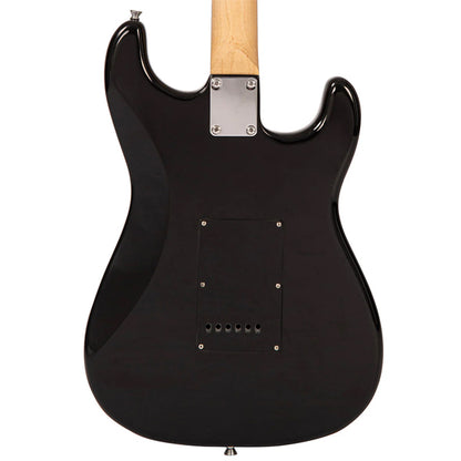 Vintage V60 Coaster Series Solid Paulownia Body Left Handed Electric Guitar - Black