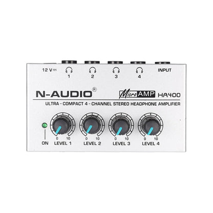 N-Audio HA400 Microamp 4 Channel Stereo Amp Headphone Amplifier