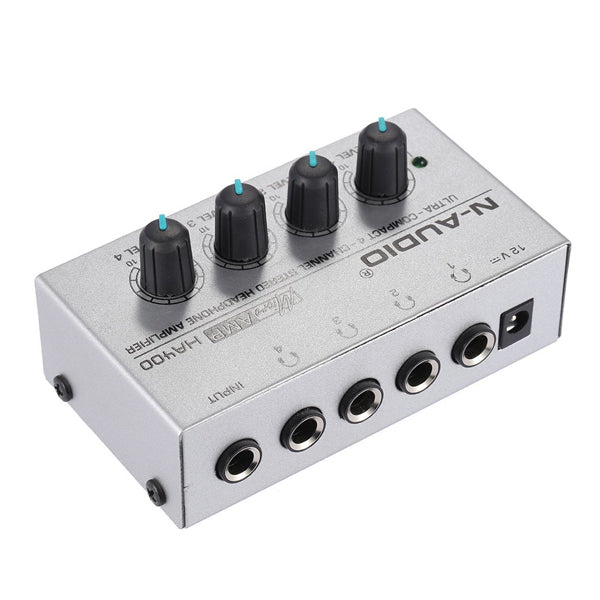 N-Audio HA400 Microamp 4 Channel Stereo Amp Headphone Amplifier