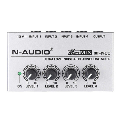 N-Audio MX400 MicroMIX 4 Channel Ultra Low Noise Analog Line Mixer