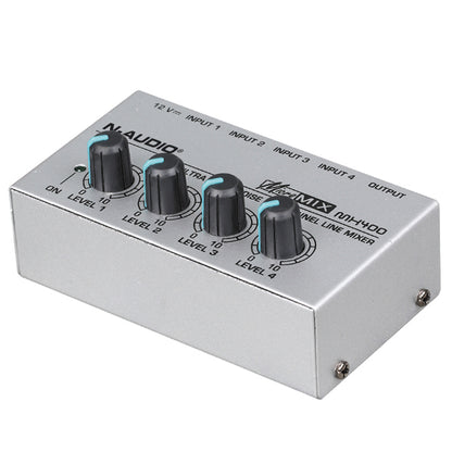 N-Audio MX400 MicroMIX 4 Channel Ultra Low Noise Analog Line Mixer