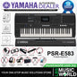 Yamaha PSR-E583 61 Keys Portable Keyboard with Accessories and Full Package (PSRE583)